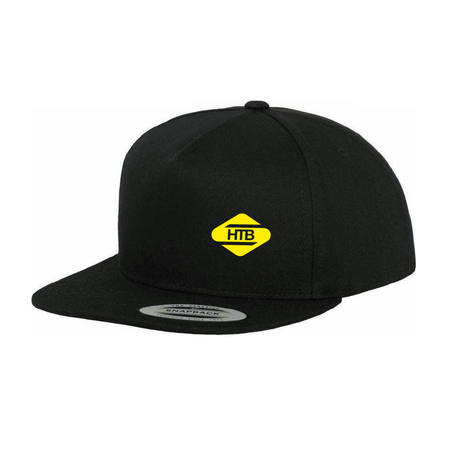 Flexfit Kappe Snapback HTB bestickt oder bedruckt (gerader Schirm) 