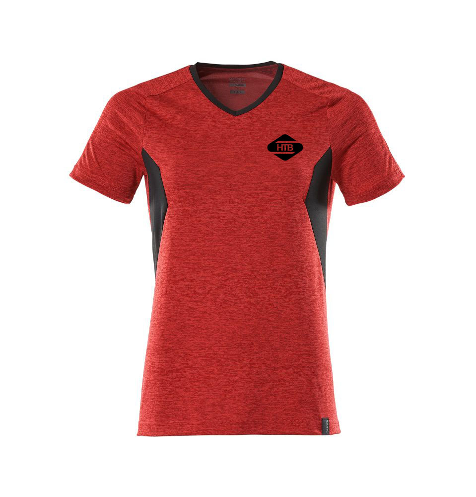  Damen T-Shirt premium Mascot HTB bedruckt